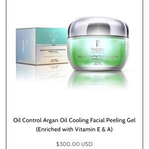 NEW Predire Paris Argan Oil Facial Peeling Gel Vitamins E & A SEALED MSRP $300